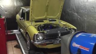 1UZ V8 Turbo KE20 Corolla with Custom Kelford Cams dyno tune [upl. by Aonian97]