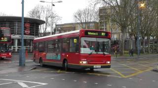 Londons Buses at Walthamstow Central 12Dec2014 [upl. by Leitnahs]