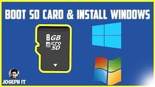 Boot Windows from an SD card  Any Windows [upl. by Ressay]