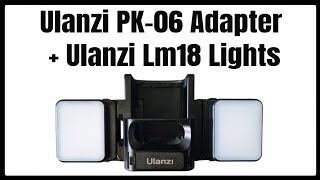 Ulanzi PK06 Expansion Adapter for DJI Osmo Pocket 3 And Ulanzi Lm18 light [upl. by Charin128]