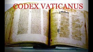 Reading Codex Vaticanus  basis for all modern bible translations [upl. by Ekyt]