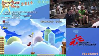 New Super Mario Bros U by ewaller in 4114  SGDQ2014  Part 114 [upl. by Lothair]