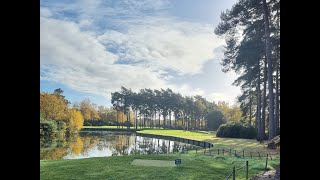 Water Holes at Bearwood Lakes Golf Club  Autumn 2024 [upl. by Albert]