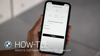 Download and install a Remote Software Upgrade with your My BMW App – BMW HowTo [upl. by Rayna492]