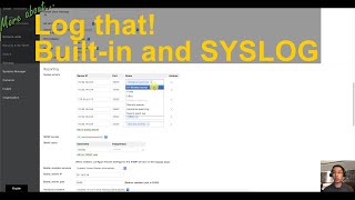 Meraki  Log that Builtin and SYSLOG [upl. by Cychosz]