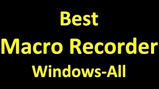 windows macro recorder how to record macros with jitbit macro recorder [upl. by Lister826]