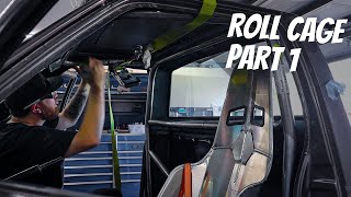 10 Point Roll Cage Install in the Turbo LS S10 from SampW Race Cars Part 1 [upl. by Sidell]