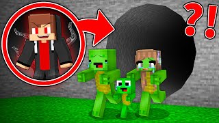 Mikey Family Escape From DARK JJ in Minecraft  Maizen [upl. by Artemas]