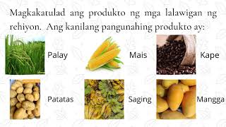 Pangunahing Hanapbuhay Produkto at Kalakal sa mga Lokasyon sa Mindanao [upl. by Akinej]