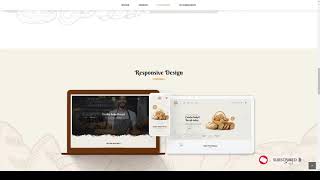 Porus  Bakery Store WordPress Theme cafe cupcakes Website Builder [upl. by Atilegna]