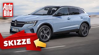 Renault Austral 2022  Renault legt seinen Kadjar neu auf – mit einem neuen Namen  Skizze [upl. by Lenette]