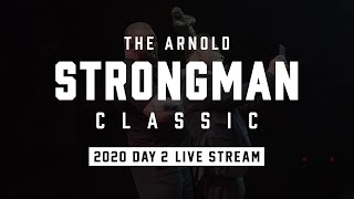 Full Live Stream  Arnold Strongman Classic 2020  Day 2 [upl. by Hernando795]