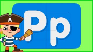 Learn words that start with the letter quotPquot  Turn amp Learn ABCs [upl. by Hillard]