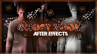 how to make ghost zoom  after effects tutorial [upl. by Drews861]