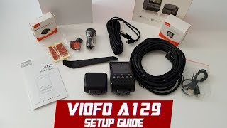 Viofo A129 Duo Setup Guide  How to Format SD Card and More [upl. by Ahsirkal]