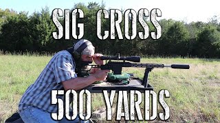 Sig Sauer Cross Rifle reviewed out to 500 yards [upl. by Stromberg]