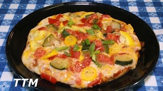 Toaster Oven Veggie Pizza Recipe [upl. by Dorothy]