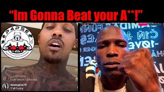 “Im Gonna Beat your A”  Chad OchoCinco amp Jermall Charlo go back amp Forth about Boxing on IG [upl. by Oicangi128]