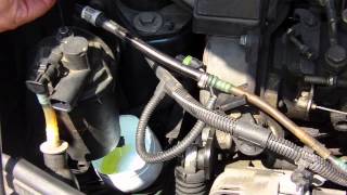 Fuel filter change step by step [upl. by Aldarcie]