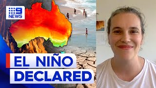 Climate scientist explains what El Niño will do  9 News Australia [upl. by Rector81]