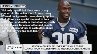 Jason McCourty Believes Returning To the Locker Room Will Help Racial Injustice Conversations [upl. by Edy]