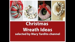 Christmas Wreath Ideas  Winter Decorating Ideas [upl. by Alled]