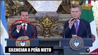 LE APAGAN EL MICROFONO a Peña Nieto durante discurso en Argentina quotSUFRE MOMENTO VERGONZOSOquot [upl. by Llorrad]