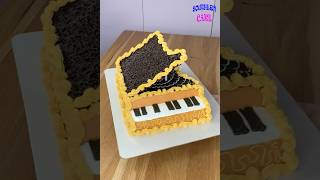 Piano cake decoration shorts cake cakedecorating cakedesign cakedecorating [upl. by Eimmas]