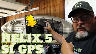 How To Install Humminbird Helix 5 and Transducer  Lowe FM 1675 [upl. by Edna486]