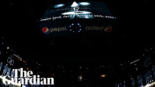 Minutes silence held for Kobe Bryant at NBA game [upl. by Deeyn240]