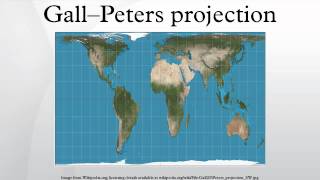 Gall–Peters projection [upl. by Keram]