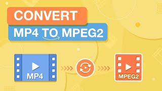 How to Convert MP4 to MPEG2 on PC amp Mac 3 Steps ONLY [upl. by Aitsirk554]