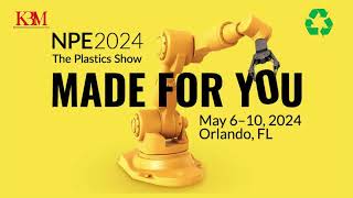 NPE2024 The Plastics Show USA Plastic Recycling machine Exhibition [upl. by Krefetz]