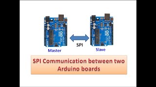 SPI communication between two arduino boards [upl. by Mariko]