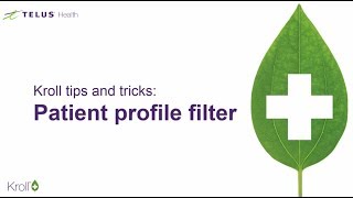 Kroll tips and tricks patient profile filter [upl. by Lasky497]