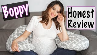 HONEST REVIEW  Pregnancy Boppy Pillow Total Body MultiUse  Benefits [upl. by Eimac494]