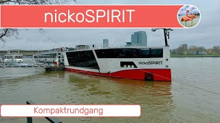 nickoSPIRIT  Kompaktrundgang mit Kabinentour cruiseblogger cruiseship [upl. by Hashim]