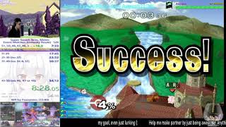 SSBM All Event Matches SpeedRun World Record 220726 IGT [upl. by Nired920]