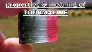 Tourmaline Meaning Benefits and Spiritual Properties [upl. by Bain371]