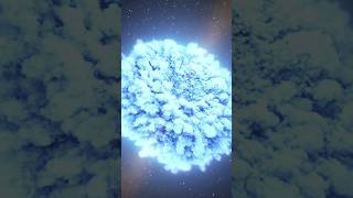 How it looks when two neutron stars collide space neutronstars kilonova shorts [upl. by Jo786]