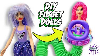 DIY Fidget Dolls From Recycled Fidgets [upl. by Aradnahc]