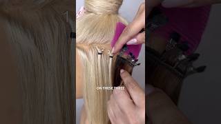 Stop over complicating it  A SIMPLE way to start the Stitch hairextensions [upl. by Ariel478]