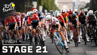 Highlights Tour de France Stage 21 finish  Cycling on NBC Sports [upl. by Ez]