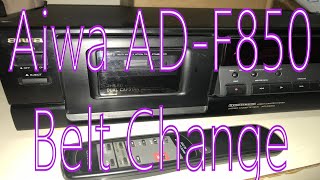 Aiwa ADF850 Belt Change amp Review Adam HiFi [upl. by Llatsyrk]