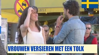 Streetlab  Zweedse vrouwen versieren met een tolk Zweden [upl. by Stesha]