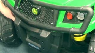 Finding Your Battery  Peg Perego John Deere Gator XUV Models [upl. by Anigal]