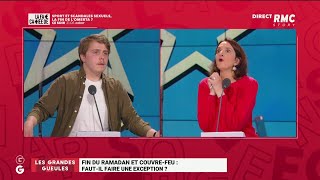 Fin du ramadan et couvrefeu  ça chauffe entre Louis Boyard et Barbara Lefebvre [upl. by Adolphe]