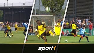 Wunderkind Moukoko Seine große Show im U17Halbfinale  SPORT1 [upl. by Sanburn]