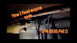 Fixing SPN 3936 FMI 0 DPF Pressure Sensor [upl. by Brandise34]