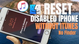 How to Reset Disabled iPhone without iTunes  Unlock Reset iPhone Fix iPhone Is Disabled  EASY [upl. by Nekcarb]